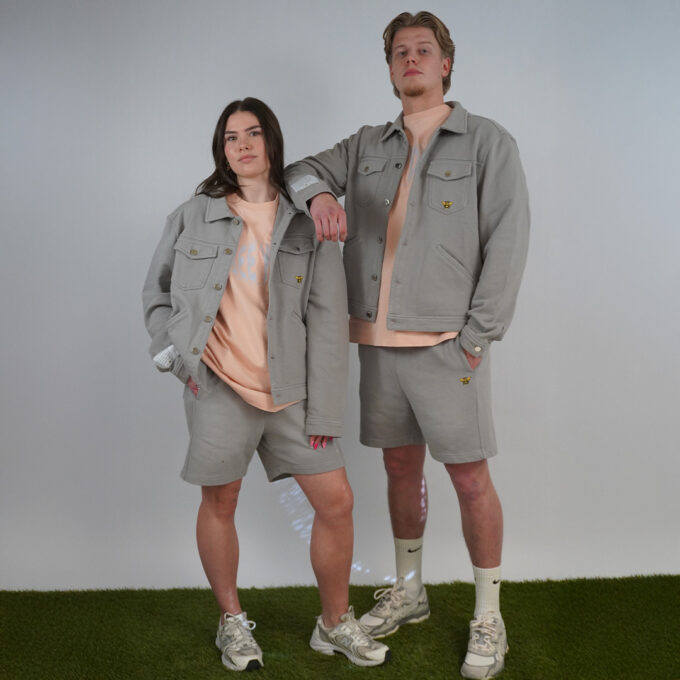 Overshirt Grey Heren/Dames